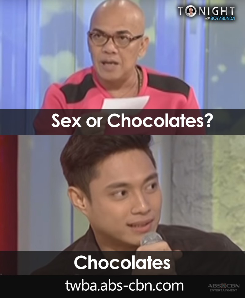 Sex vs. Chocolates 45 celebrities and their answers to TWBA Fast Talk