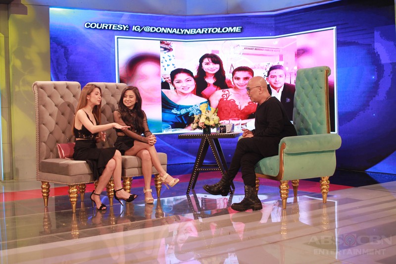 PHOTOS Ella Cruz and Donnalyn Bartolome on Tonight With Boy Abunda