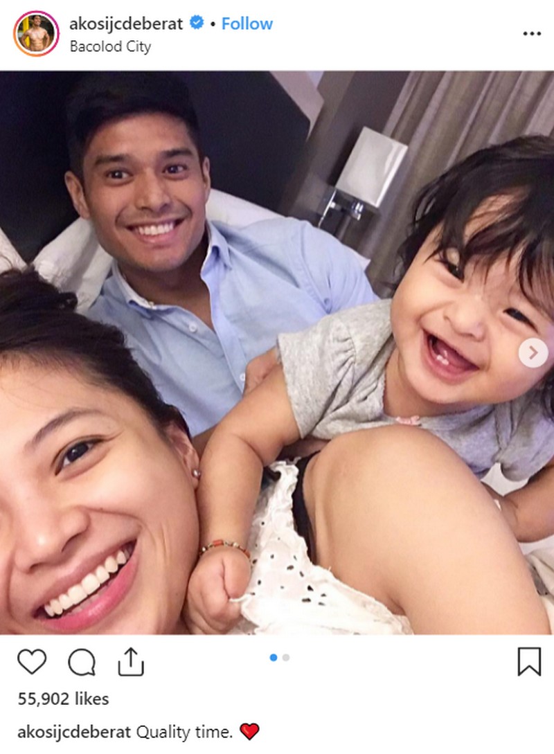 Mana kay daddy Ilang umaapaw sa cuteness na larawan ni JC De Vera