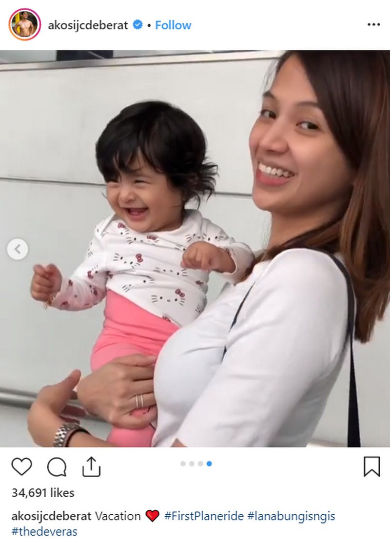 Mana kay daddy Ilang umaapaw sa cuteness na larawan ni JC De Vera