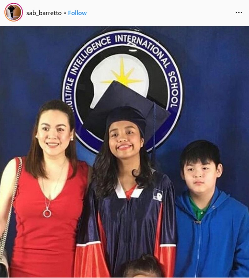 Pinay Optimum Star Claudine Barretto with her beautiful children